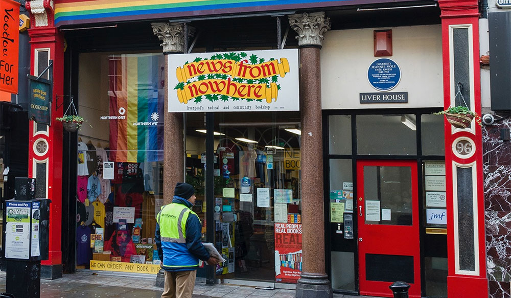 News from Nowhere in Bold Street, Liverpool