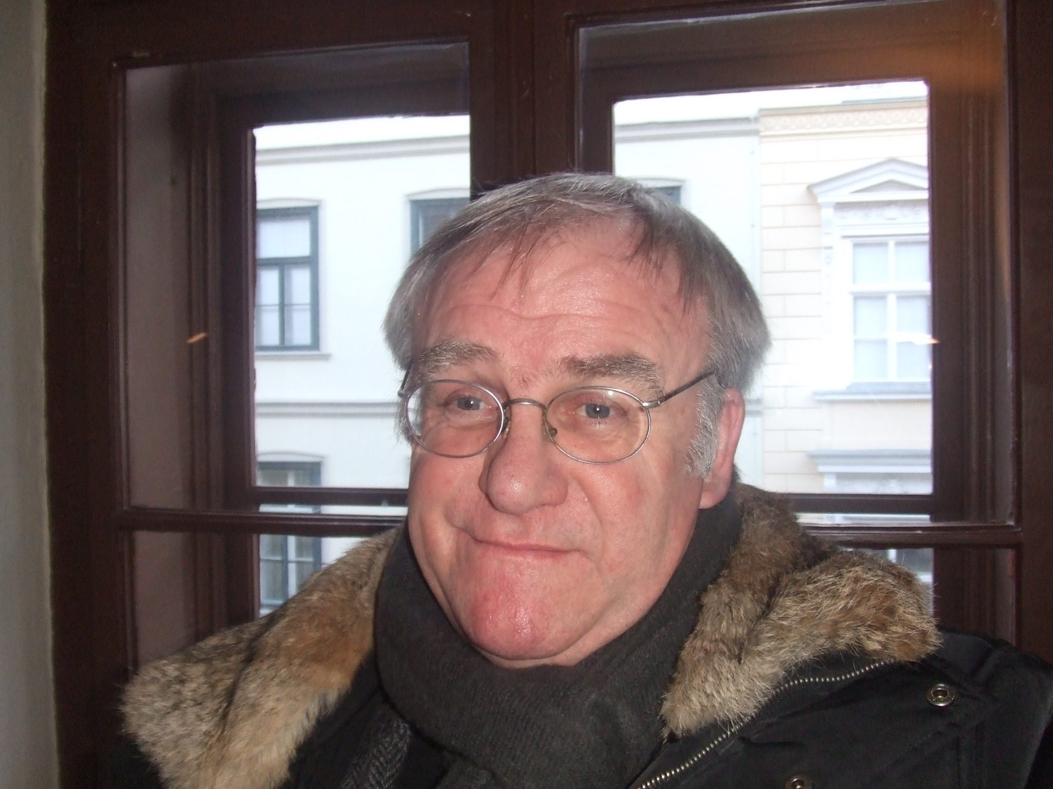 Vienna-self-portrait-fur-collar-2048x1536 Glyn Williams, pictured in Vienna