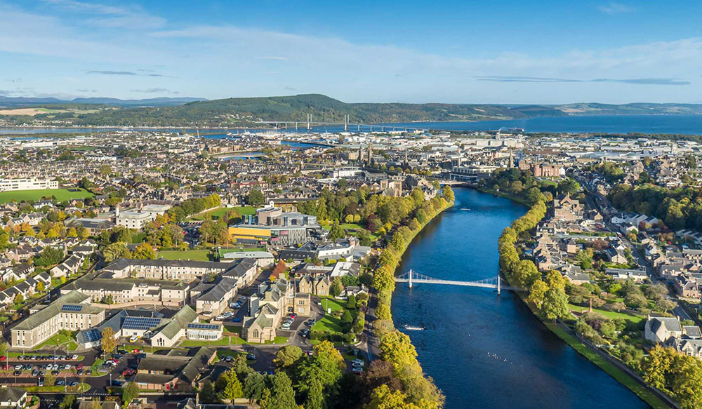 Beautiful Inverness, which features in Those Blue Remembered Hills